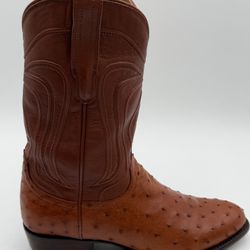 Semi-new TECOVAS RHE WYATT SZ 9.5 Médium Pecan Ostrich