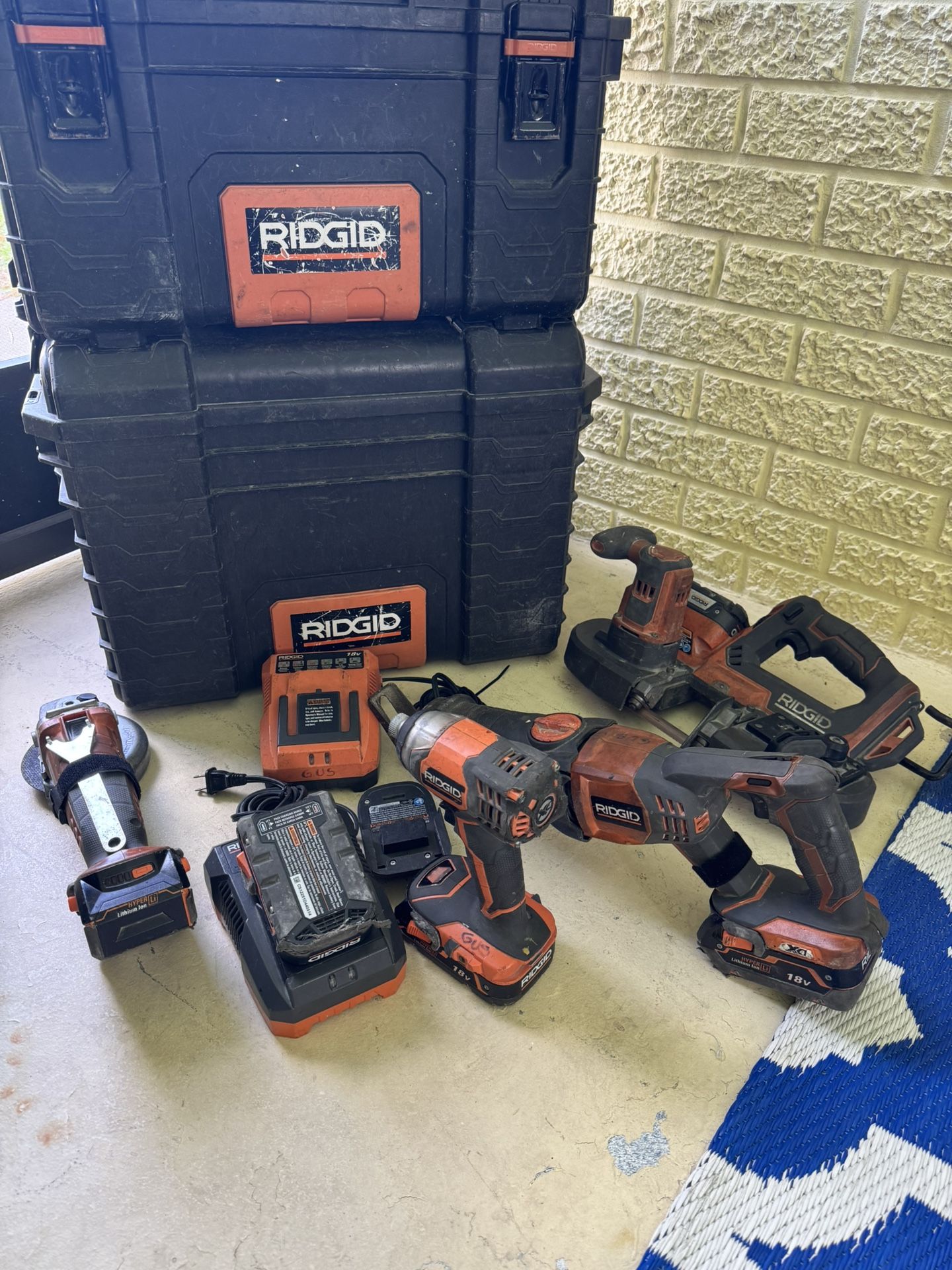 RIDGID Tools And Tool Box