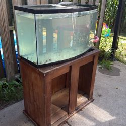 55 Gallon Fish Tank W Stand 