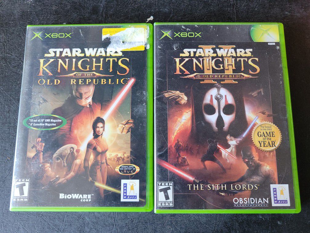 Star Wars Knights Of The Old Republic 1and 2