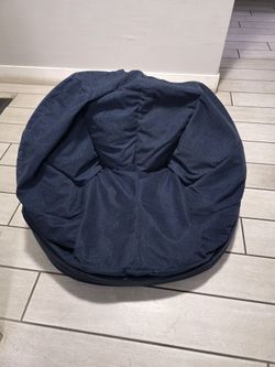 2 Joey Lenox Denim Cobalt Bean Bags