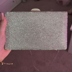Silver gem purse 