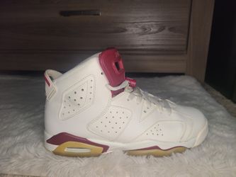 Jordan 6 Retro Maroon GS Sz 6.5y/8w