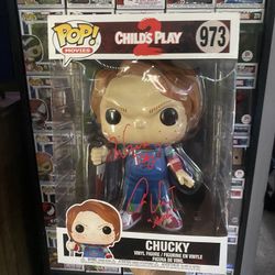 Chucky 10 Inch Funko Pop Signed By Andy “Alex Vincent”