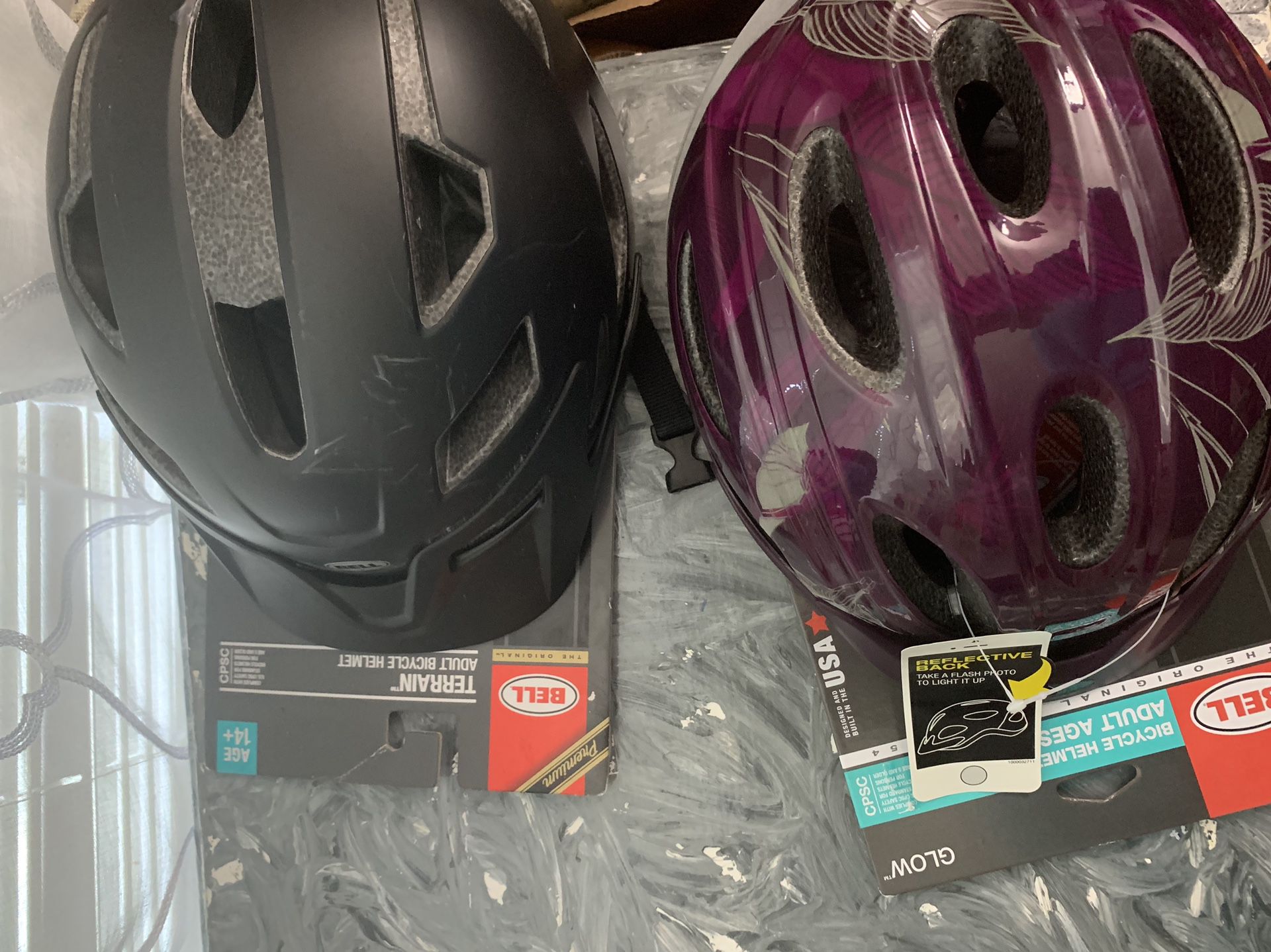 His and Hers Adult Bicycle Helmets