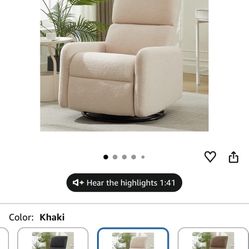 Teddy Khaki Rocking Chair
