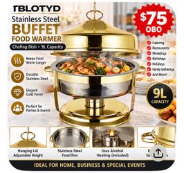 TBLOTYD Stainless Steel Buffet Hot Plate -