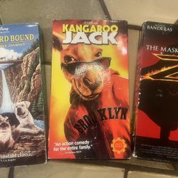 VSR movies. The Mask Of Zorro, Homeward Bound-Incredible Journey, and Kangaroo Jack.