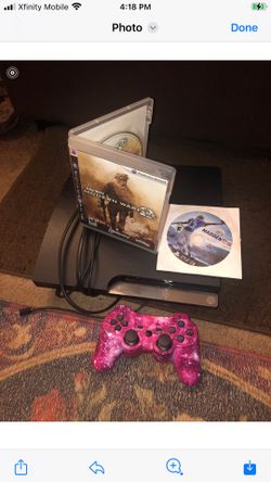 PlayStation 3 with 2 games