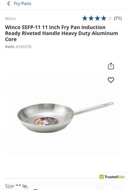 Winco SSFP-11 11 Inch Fry Pan