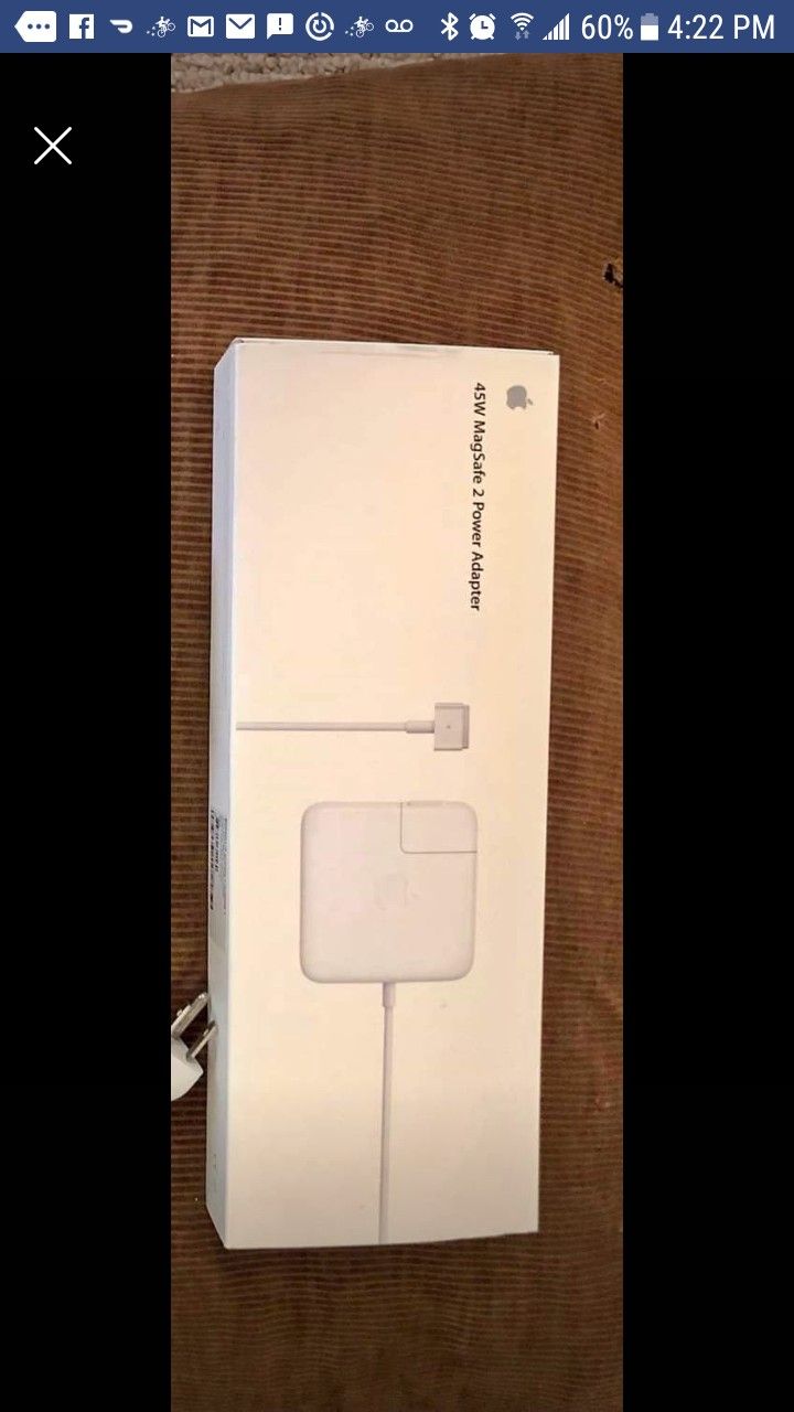 45W Magsafe 2 power adapter Apple