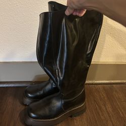 Brand New Free People Leather Boots – Size 8 – Never Worn