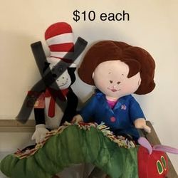 Rosie O’Donnell, Cat in the Hat , Hungry Caterpillar Plush