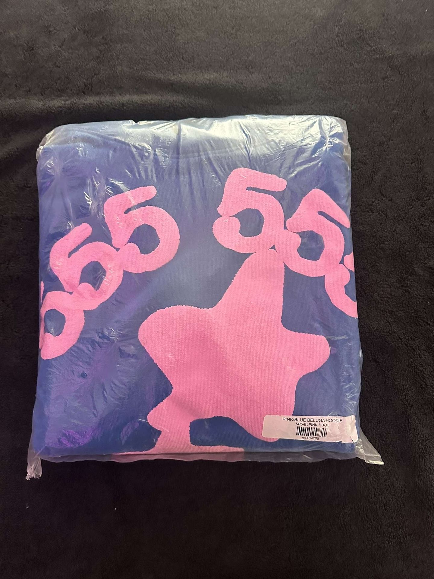 🕷️ Sp5der Pink/Blue Beluga Hoodie (XL) 🕷️ 🔥 Brand New & Sealed 🔥- Negotiable