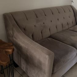FREE Light Brown & Grey Sofa