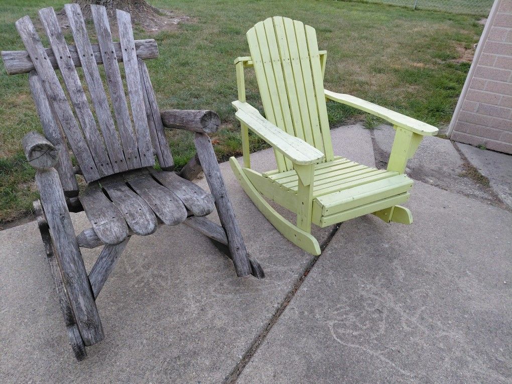 Outdoor Wooden Rocking Chairs