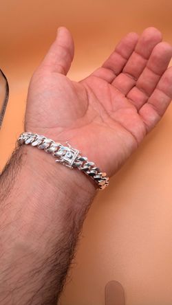 Silver Cuban bracelet