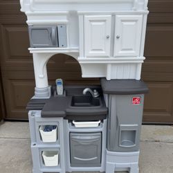 Kids Play Kitchen, Play Oven, Play Food And Pots And Pans