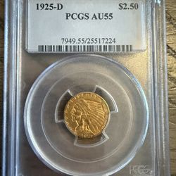 1925-D $2.5 Gold Indian Head