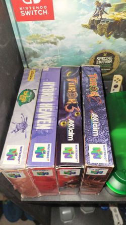 N64 games authentic boxes
