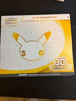 Pokémon TCG 30th Anniversary Celebration Elite Trainer Box – Sealed