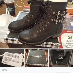 Woman’s Black Boots (Brand new)