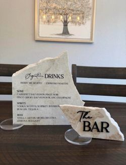 Stone Bar Sign