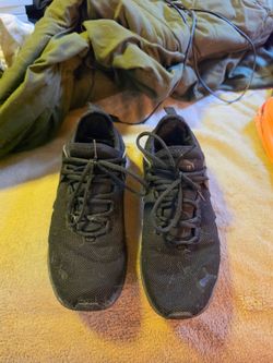 Puma Black Mesh Low-Top Sneakers