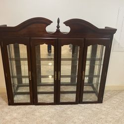 Upper China Cabinet w/ Lights