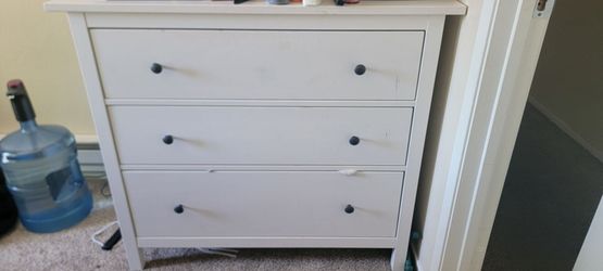 White dresser