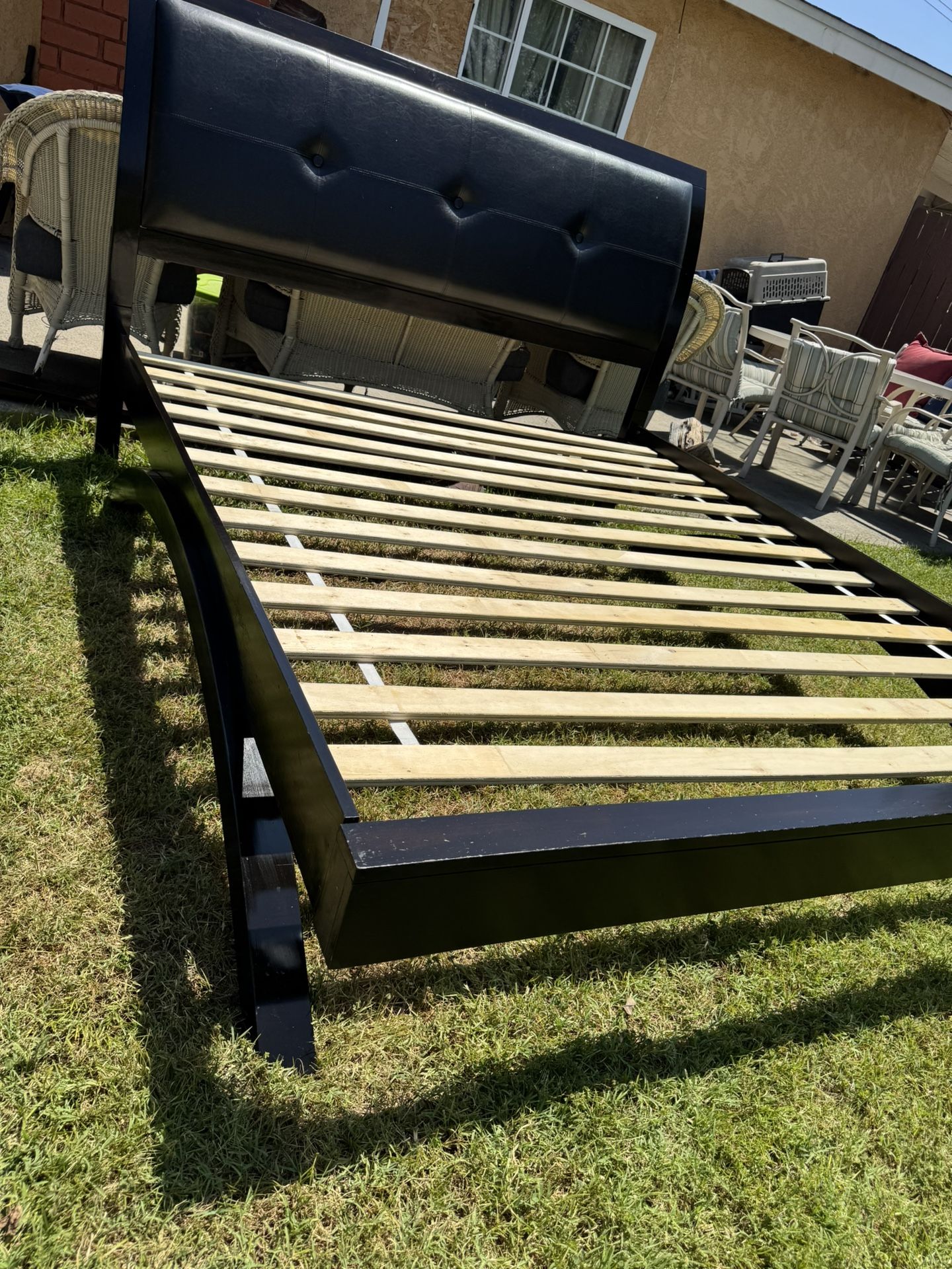 Calif King Bed With Good Mattress