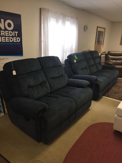 Reclining Sofa and Loveseat- new