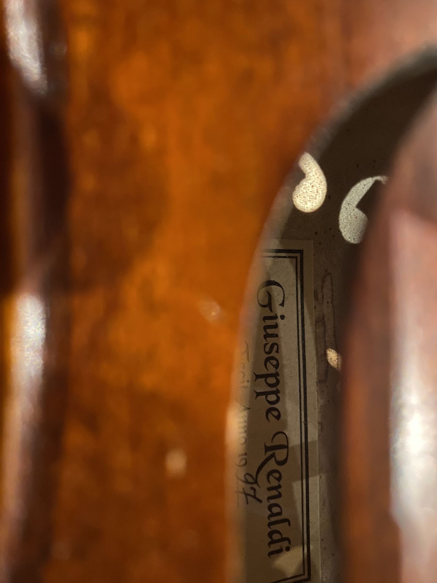 Giuseppe Renaldi 1997 Viola 12 “ &half with 2 bows and Case.