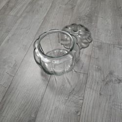 Vintage Glass Pumpkin Bowl 