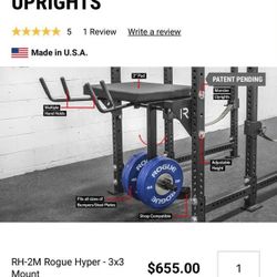 RH-2M ROGUE HYPER - MOUNTS ON MONSTER UPRIGHTS