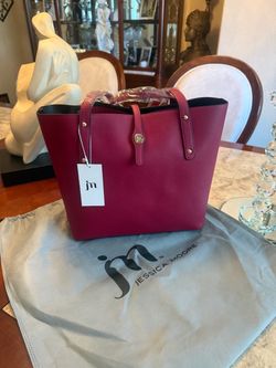 Jessica Moore Tote Bag – Red, New with Tags
