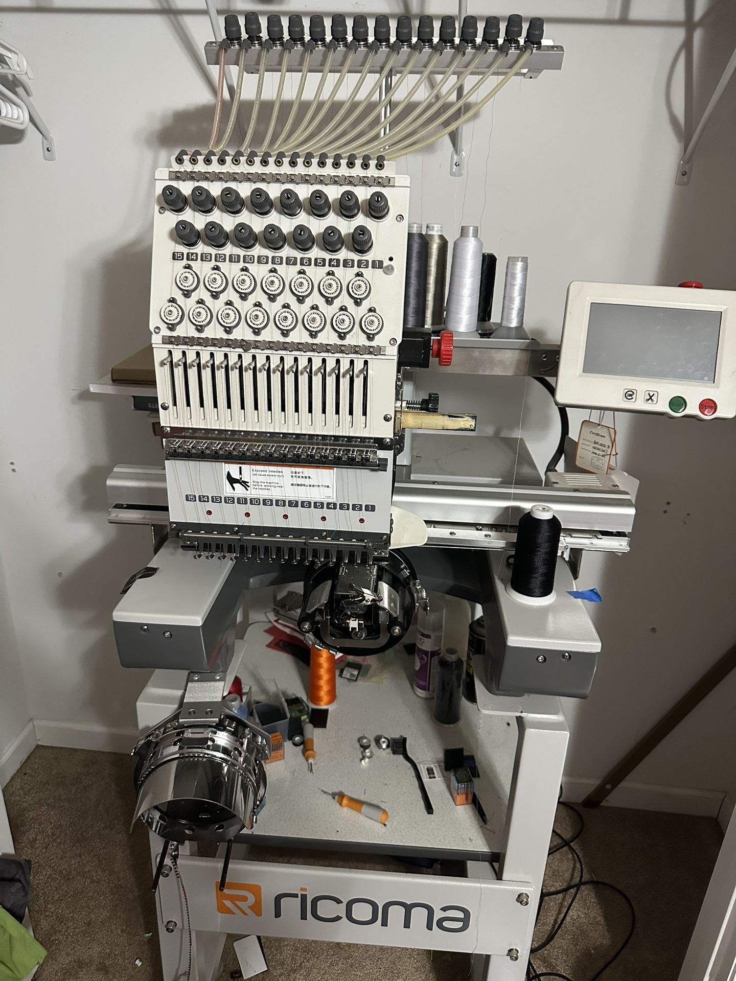 Commercial Embroidery Machine