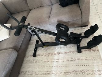 Ab Machine,Rowing Machines for Home,Vitaler 5 in 1 Adjustable Home Gym Equipment