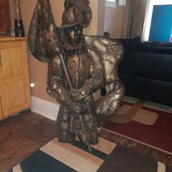 Armor Man Mantle So We'll Go Over Somebody's Fireplace