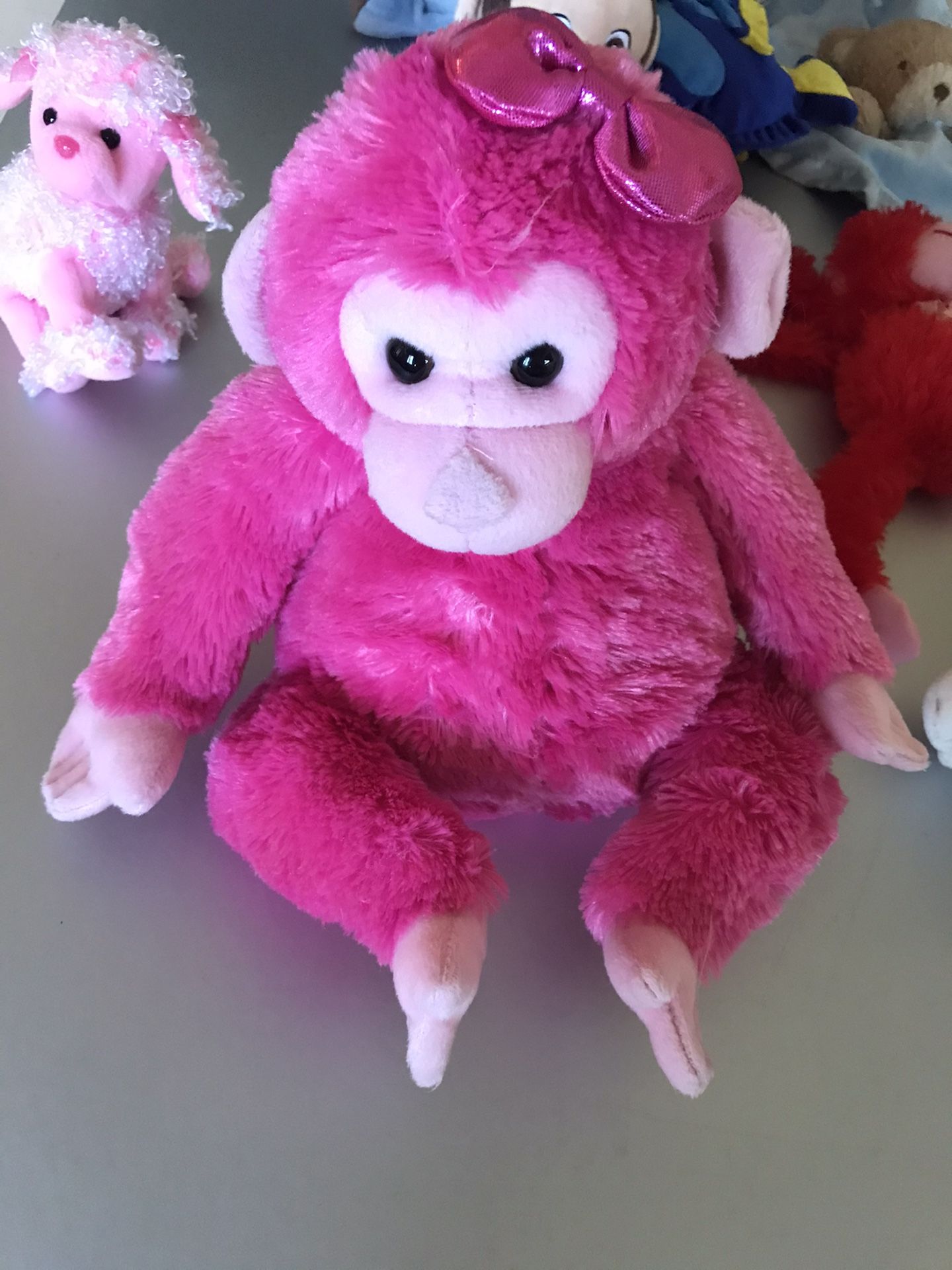 Plush large monkey toy