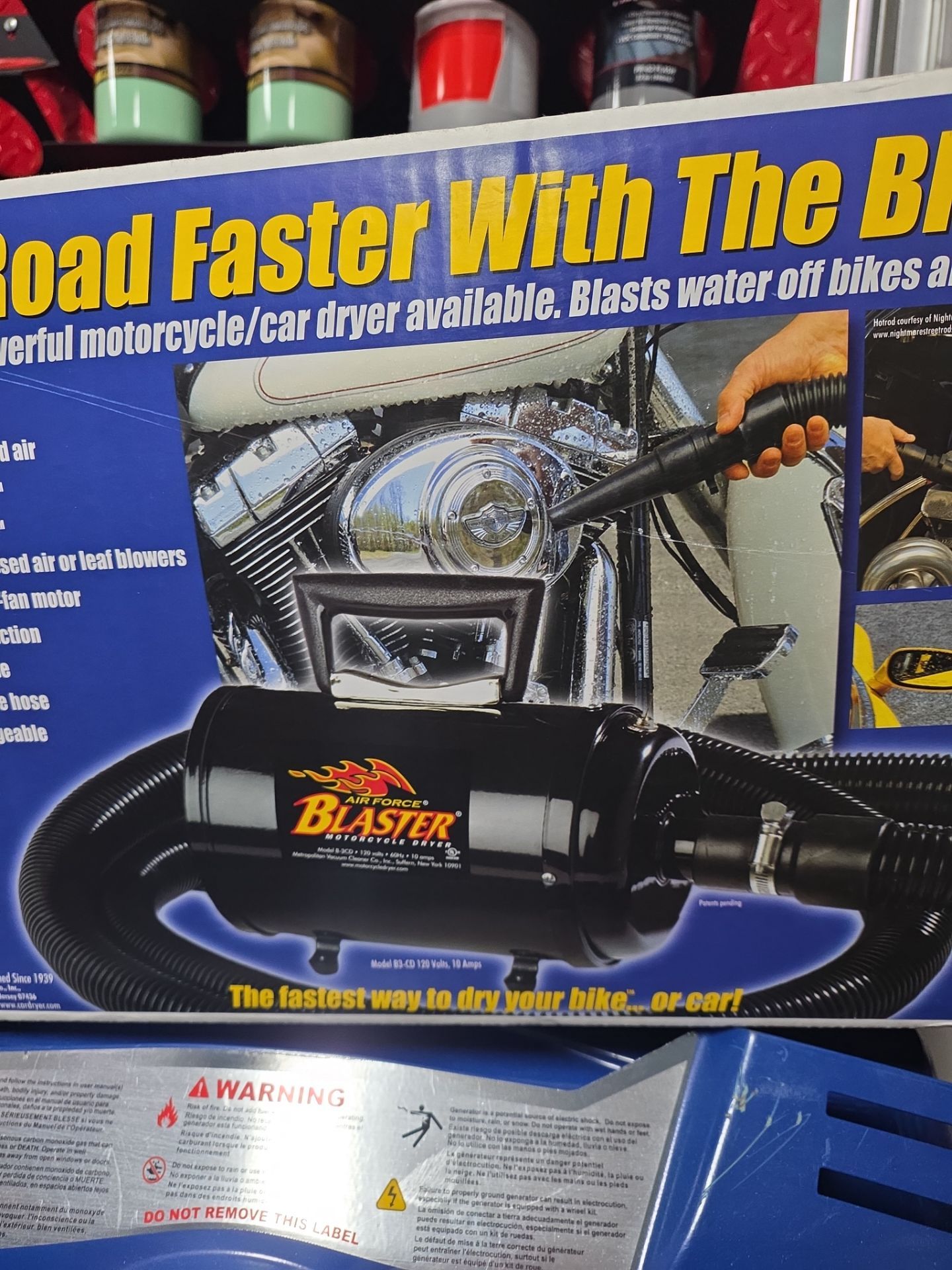 Master Blaster car dryer
