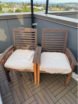 2 chairs for patio
