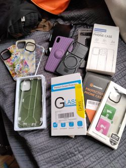 PHONE COVERS/CASES & GLASS SCREEN PROTECTORS