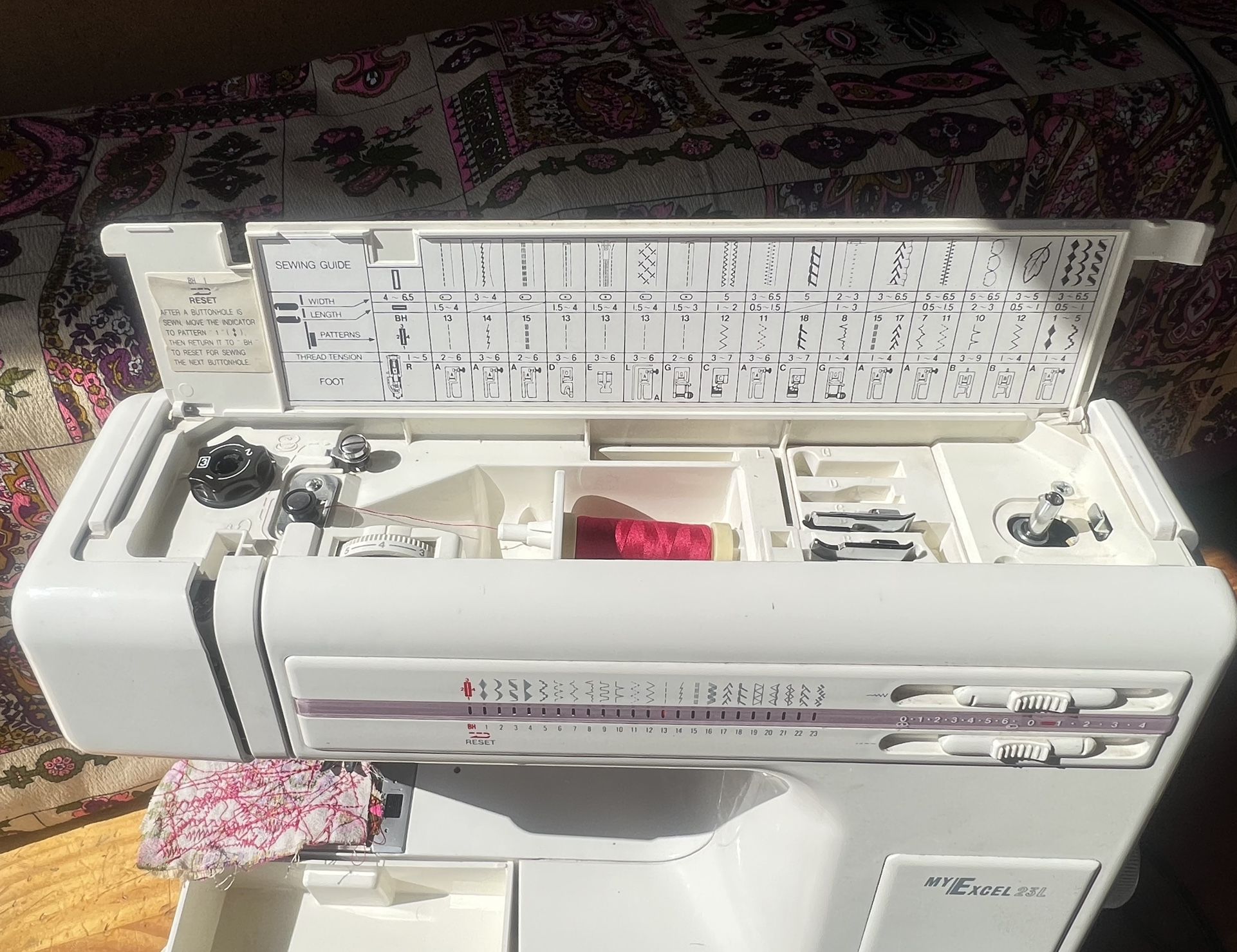Janome New Home My Excel 23L Sewing Machine Fast And Powerful