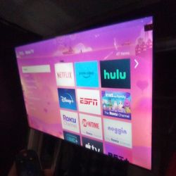 New 65" TCL 4K UHD Roku W/Remote