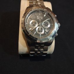 Men s Bulova Marine Star Chronograph Watch 96B113 Stainless Steel for Sale in Houston TX OfferUp