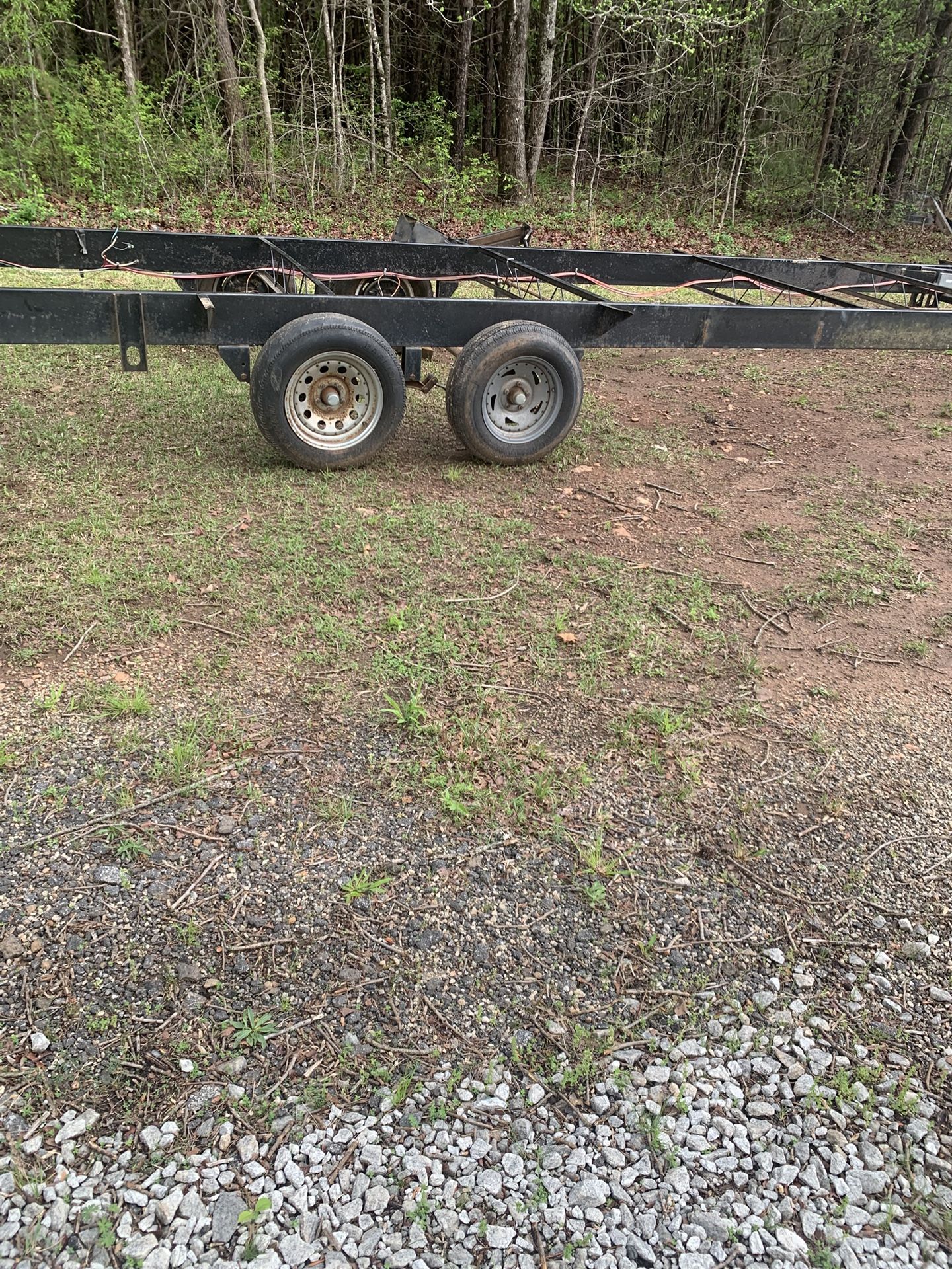 28’ Trailer 4’tounge. 7’ 7” Wide