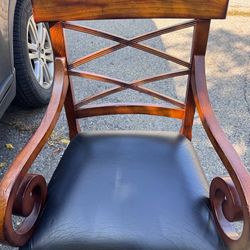 Baker Milling Road Leather vintage Chair