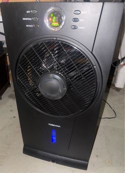 🌬️ NEW Toscana 90W Misting Fan – Black