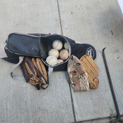 Free Baseball And Gloves 